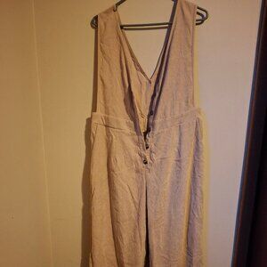 Tan Corduroy Overalls!